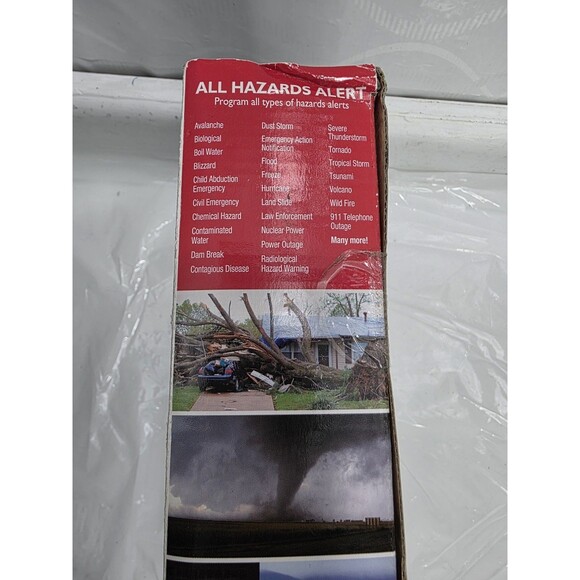 Capello CR2W Safe and Sound Weather Alert Clock Radio (NEW) - Picture 6 of 8